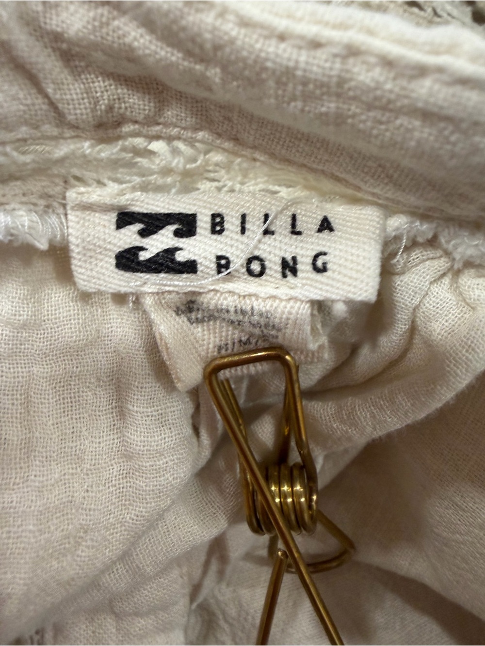 Billabong Cream Boho Tiered Maxi Dress - Picture 8 of 10